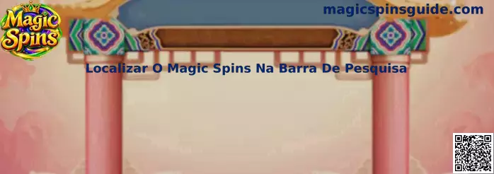 Localizar O Magic Spins Na Barra De Pesquisa